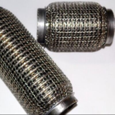 Stainless Steel Auto Exhaust Flexible Pipe 51 X 186mm Size 38 - 76mm Inner Diameter