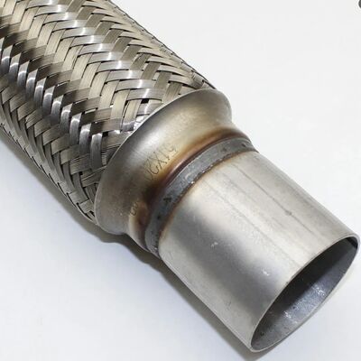 Anti Noise Stainless Exhaust Flex Pipe , Durable Flexible Automotive Exhaust Pipe