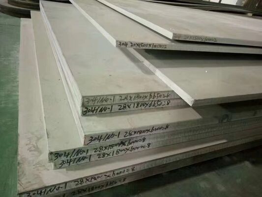 buy 8mm - 20mm Thickness Stainless Steel Hot Rolled Plate 1000 - 6000mm Length online manufacture