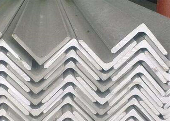 buy 201 / 304 Stainless Steel Angle , Construction Stainless Steel Equal Angle Bar online manufacture