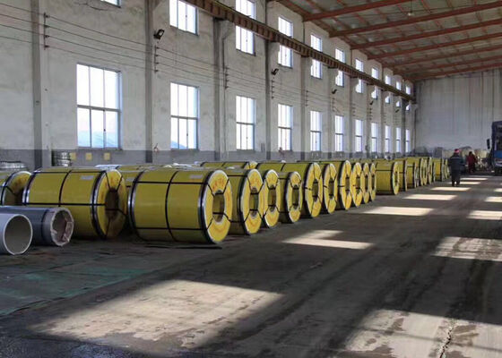 buy 610mm Coil ID Stainless Steel Roll , Mill Standard Prime Grade Steel Sheet Coil online manufacture