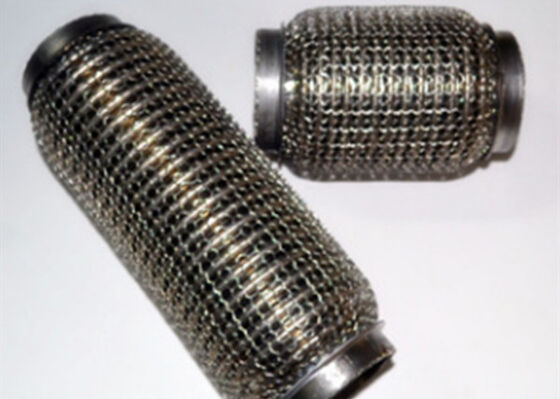 buy Stainless Steel Auto Exhaust Flexible Pipe 51 X 186mm Size 38 - 76mm Inner Diameter online manufacture