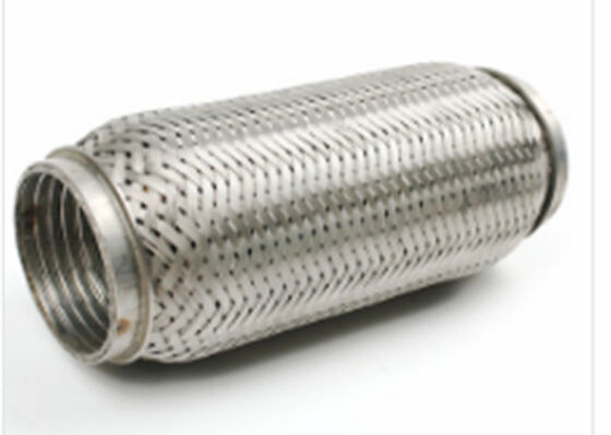 buy 64 X 90mm Auto Exhaust Flexible Pipe With Interlock 444 + 409L Material online manufacture