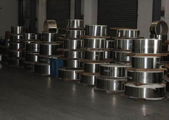 buy Hot Rolled / Cold Rolled Steel Strip , Grade 321 Stainless Steel Roll Slit / Mill Edge online manufacture