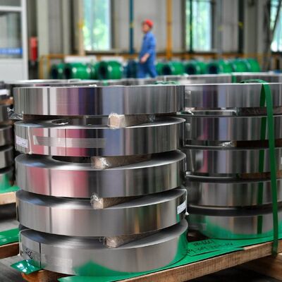 buy Mill / Slit Edge Stainless Steel Metal Strips , 93 Hardness Hot Rolled Steel Strip online manufacture