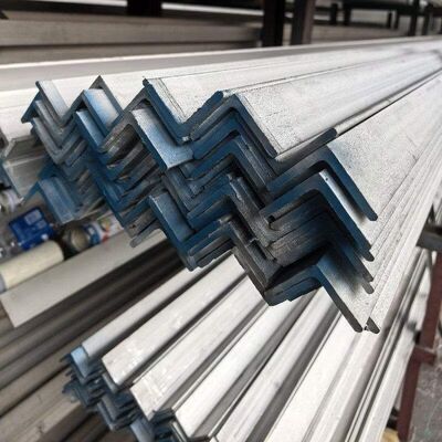 Buy 201 / 304 Stainless Steel Angle , Construction Stainless Steel Equal Angle Bar online manufacture