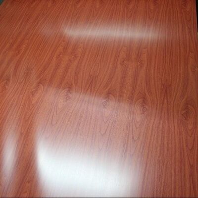 Buy 0.4MM Wood Grain Metal Roofing Construction Painted Coil online manufacture