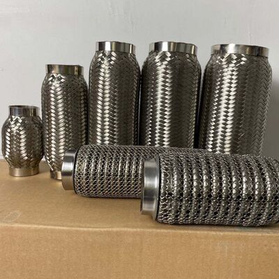 Buy 51 - 356mm Overall Length Auto Exhaust Flexible Pipe 304 Stainless Steel Material online manufacture