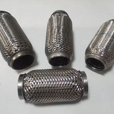 Buy Wire Braided  Outer Auto Exhaust Flexible Pipe For Middle High Oriented Cars online manufacture